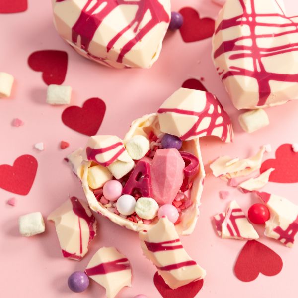 Diamant Herz Chocolate Bomb