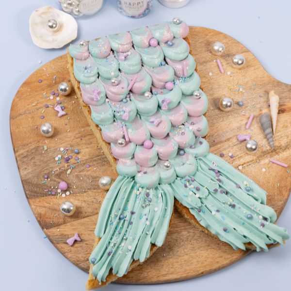 Meerjungfrauenflosse-Torte