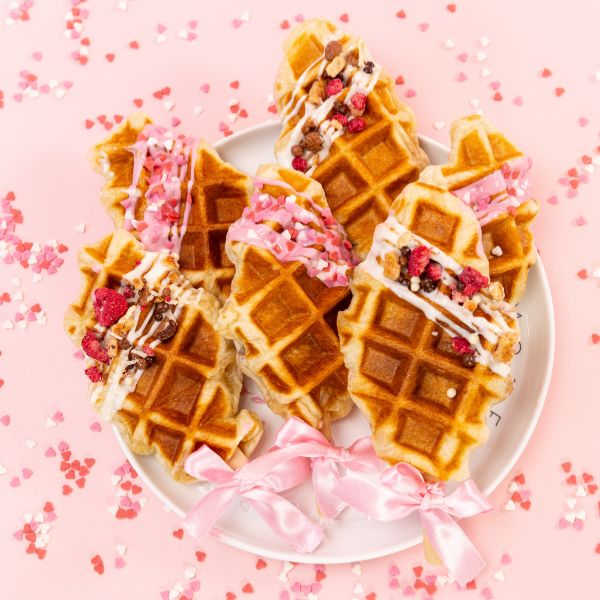 Croffle Pops – knusprige Waffel-Croissants