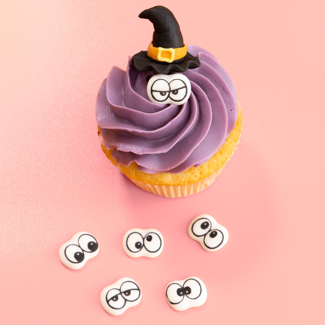 Comic eyes - sugar toppers 24 pieces