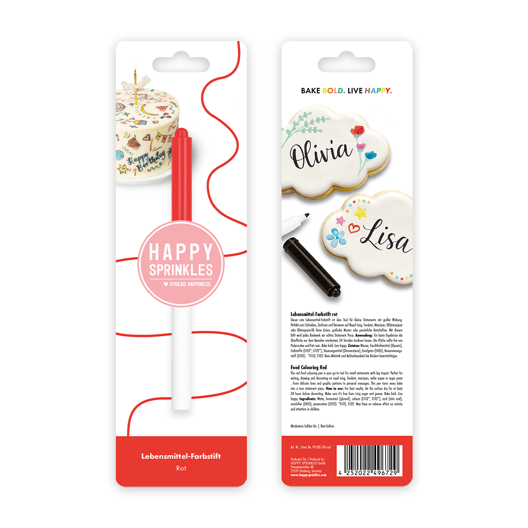 Lebensmittel Farbstift - rot