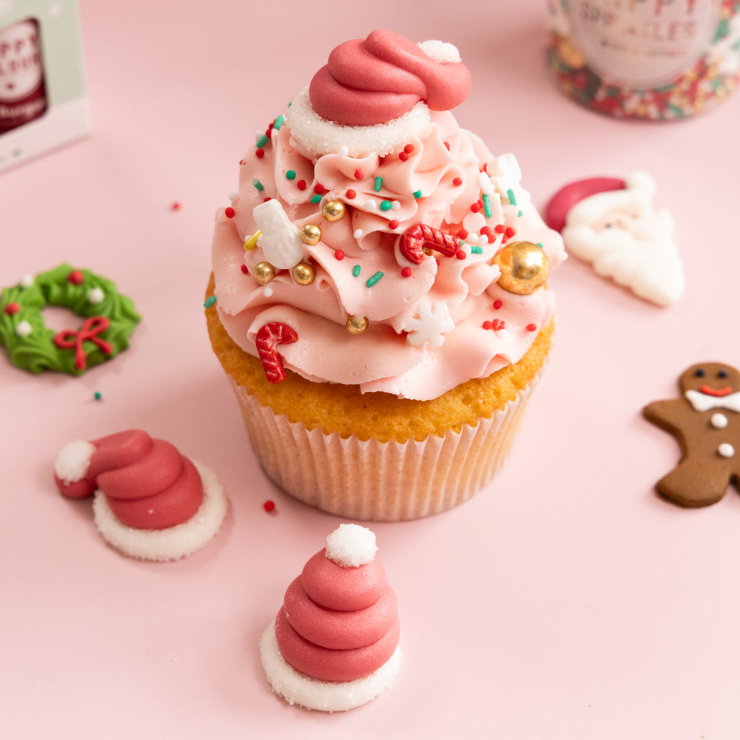 Santa's Hat - Zuckeraufleger 6 Stück