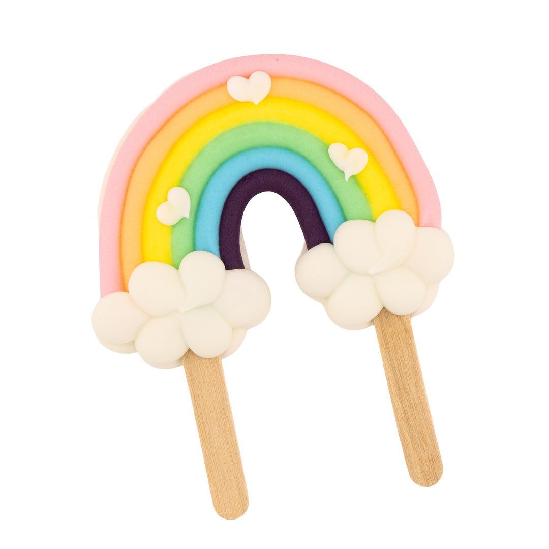 Regenbogen Pastell Zuckerfigur