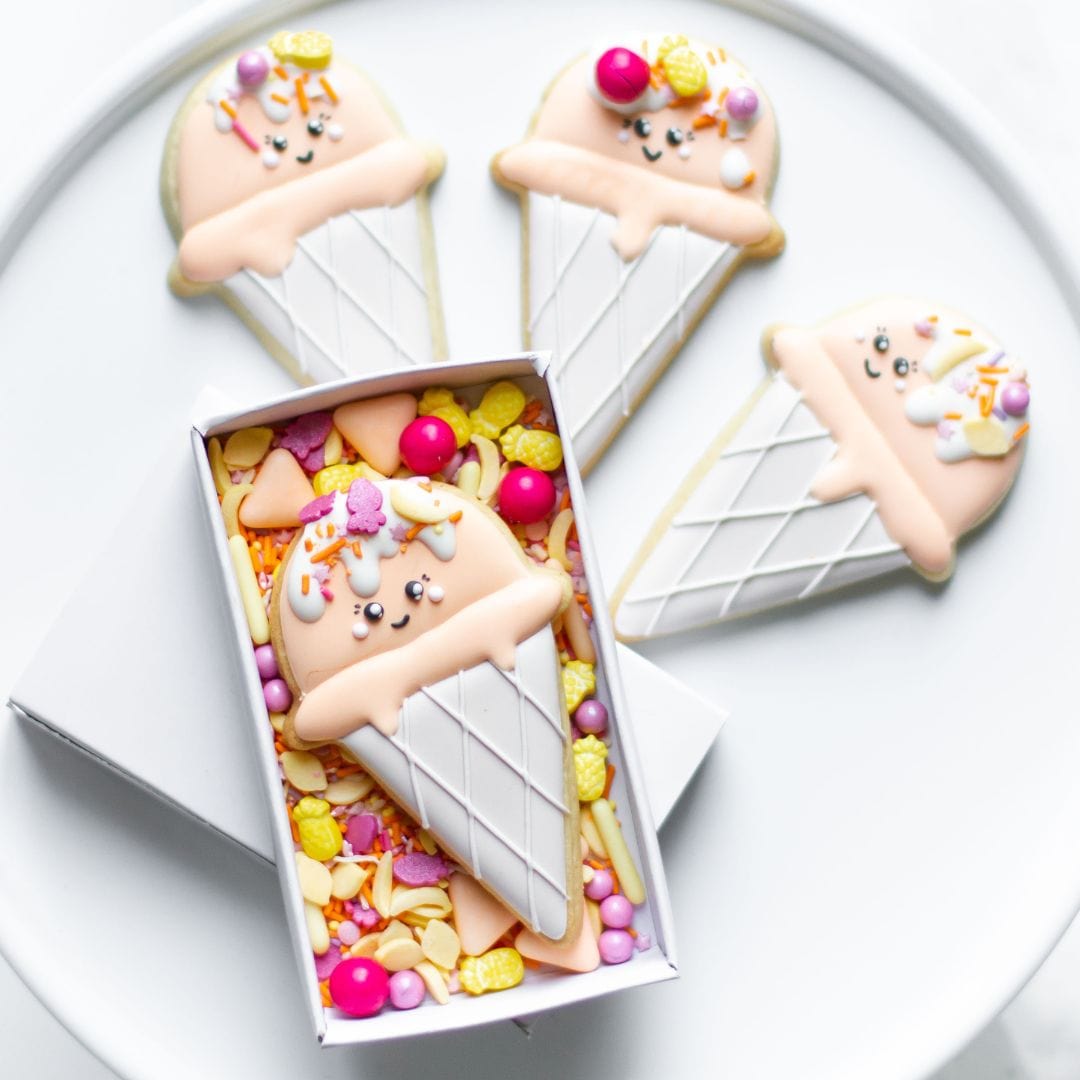 Happy Sprinkles Streusel Eistüte - Keksausstecher