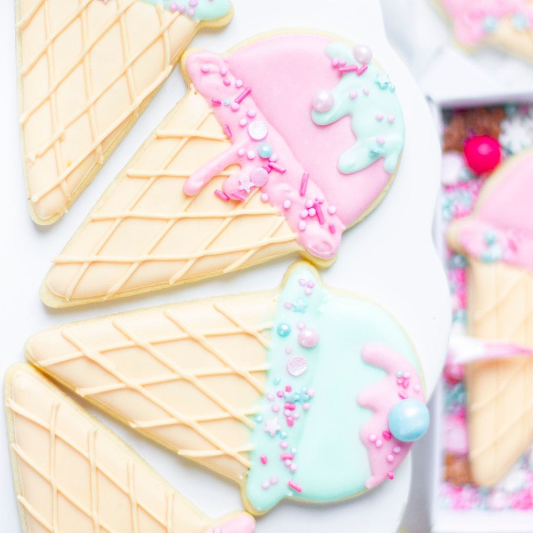 Happy Sprinkles Streusel Eistüte - Keksausstecher