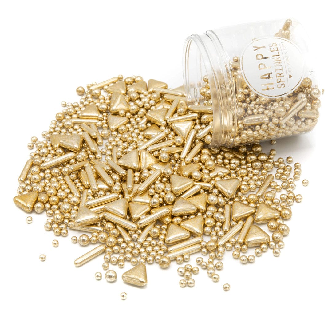 Happy Sprinkles Sprinkles Enthusiast (190g) Vintage Gilding