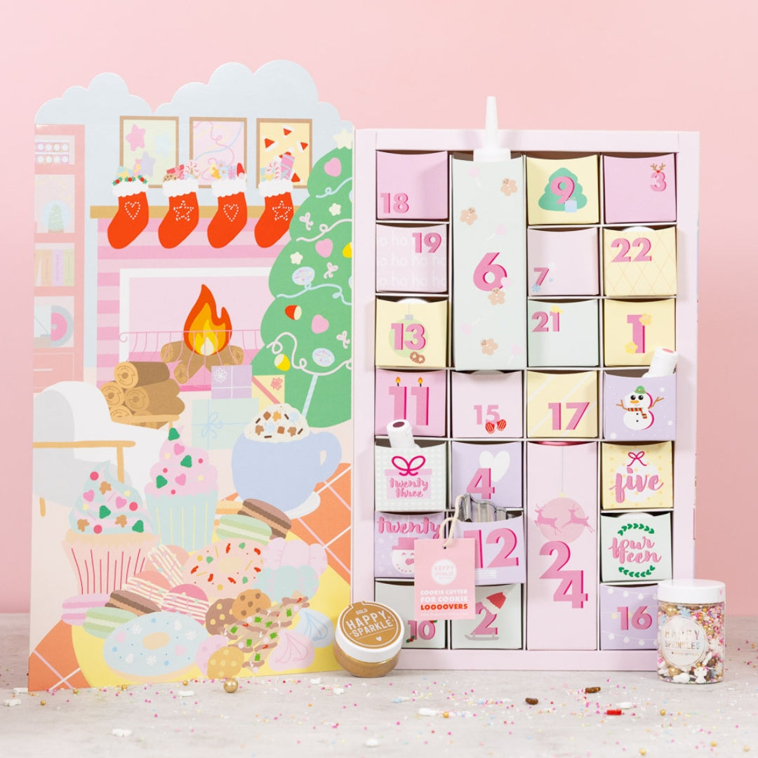 Großer ADVENTSKALENDER PASTEL