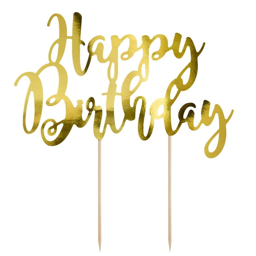 Happy Sprinkles Streusel Caketopper - Happy Birthday