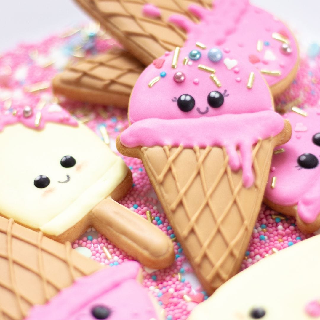 Happy Sprinkles Streusel cornet de glace - Emporte-pièce pour biscuits