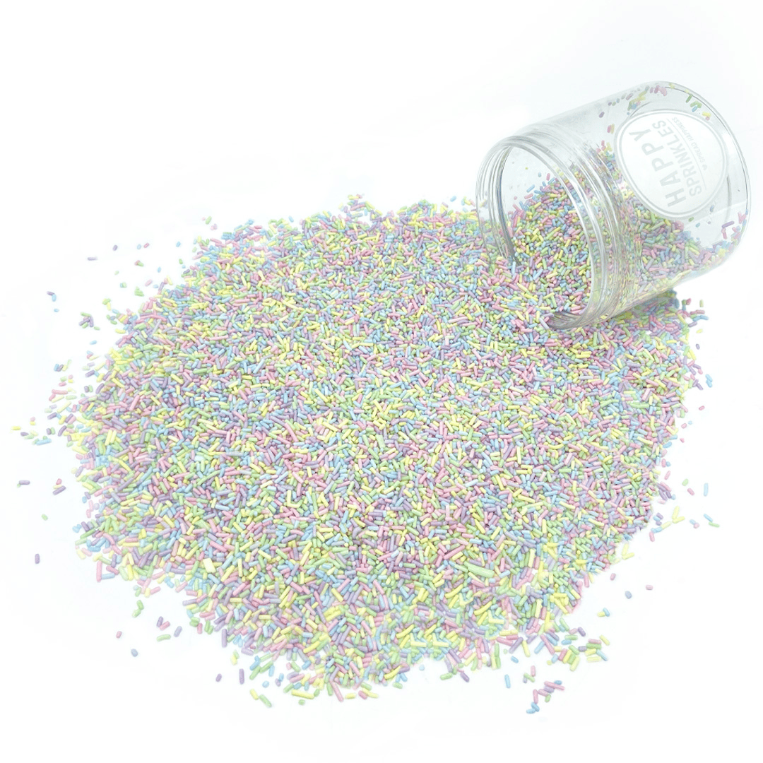 Happy Sprinkles Sprinkles Beginner (90 g) Fili pastello