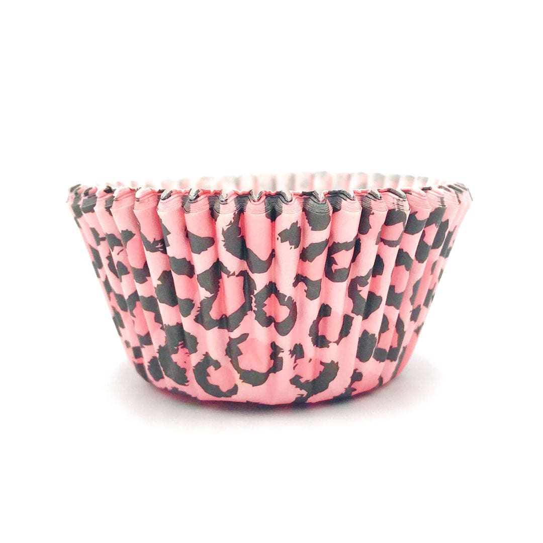 Happy Sprinkles Sprinkles Baking cups Leopard Pink