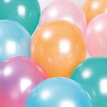 Happy Sprinkles Streusel Ballons - Pastell Matt (12x)