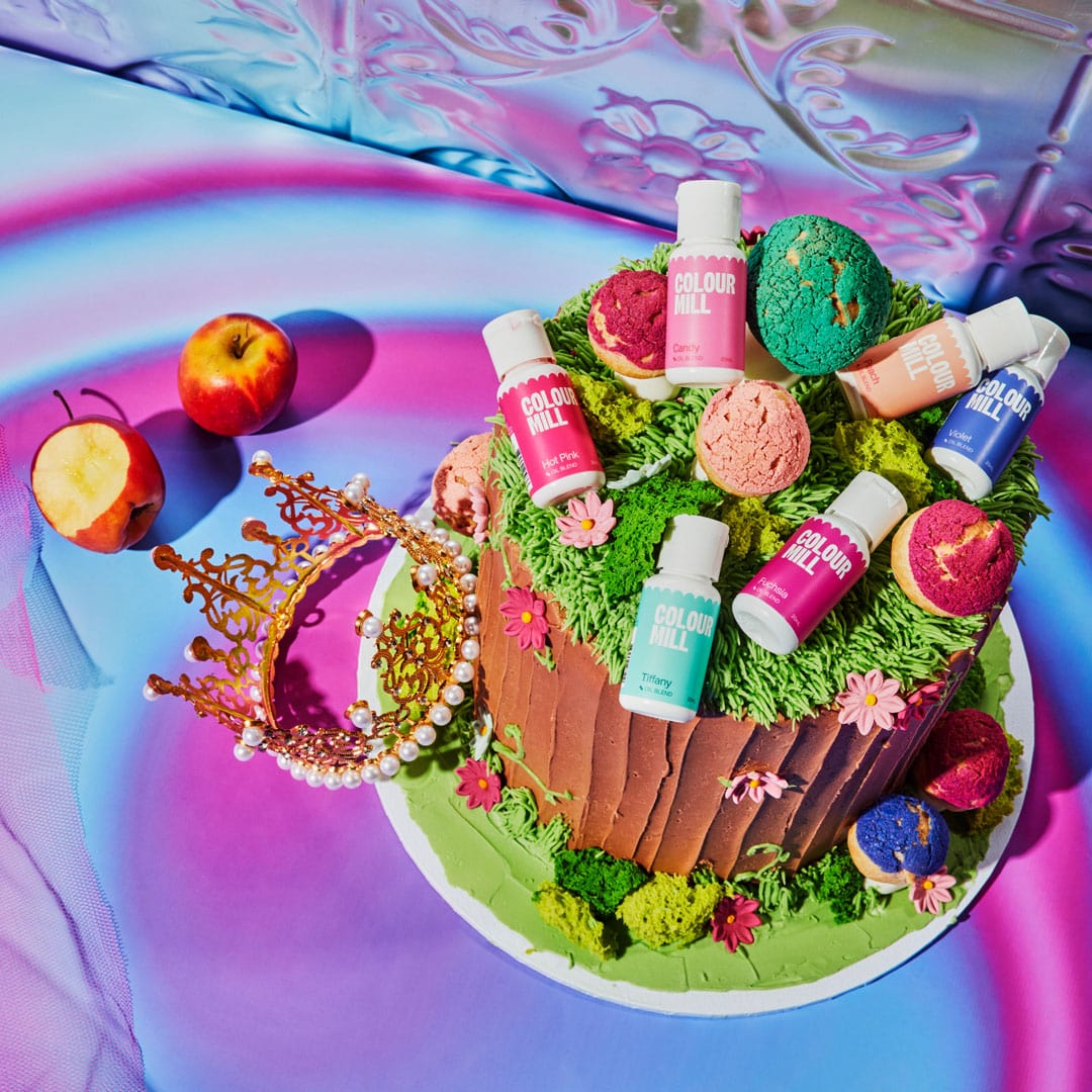 Zestaw Happy Sprinkles Kolorowy młynek do posypywania z bajkami