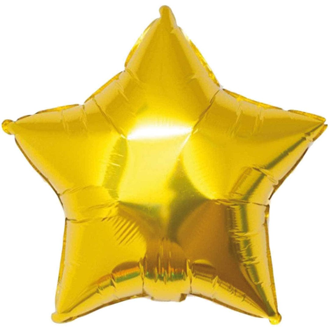 Balon foliowy gwiazda Happy Sprinkles z posypką - złoty