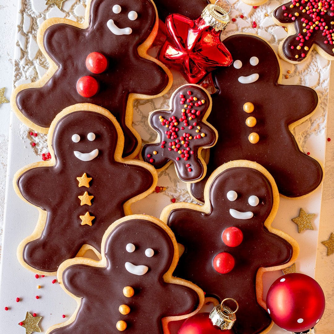 Happy Sprinkles Gingerbread Man grande - Cortador de galletas
