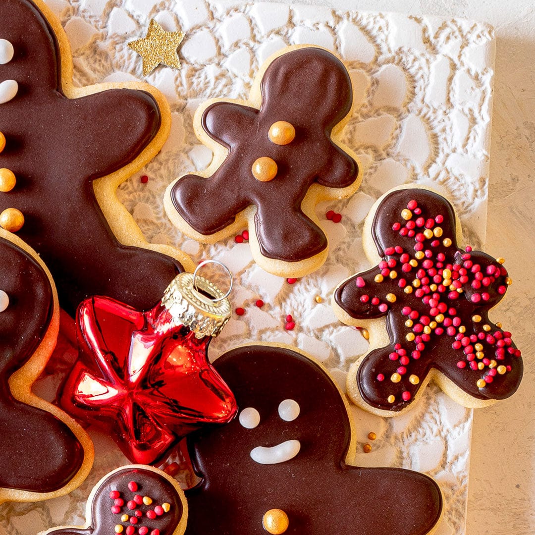 Happy Sprinkles Gingerbread Man pequeño - Cortador de galletas