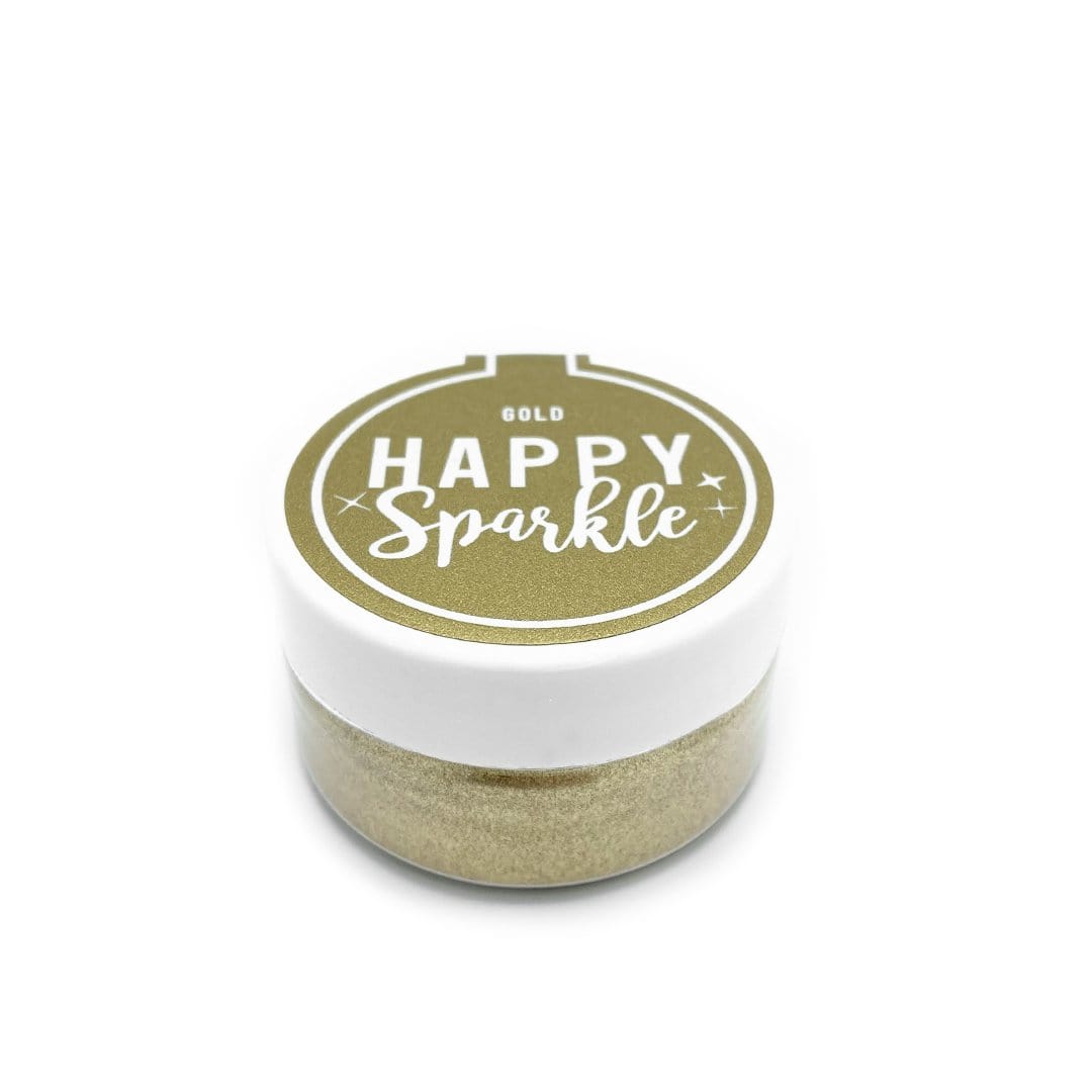 Happy Sprinkles vermicelles Happy Sparkle paillettes or