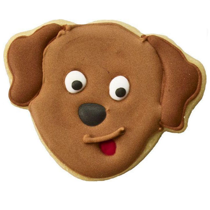 Happy Sprinkles Tête de chien en paillettes - Emporte-pièce pour biscuits