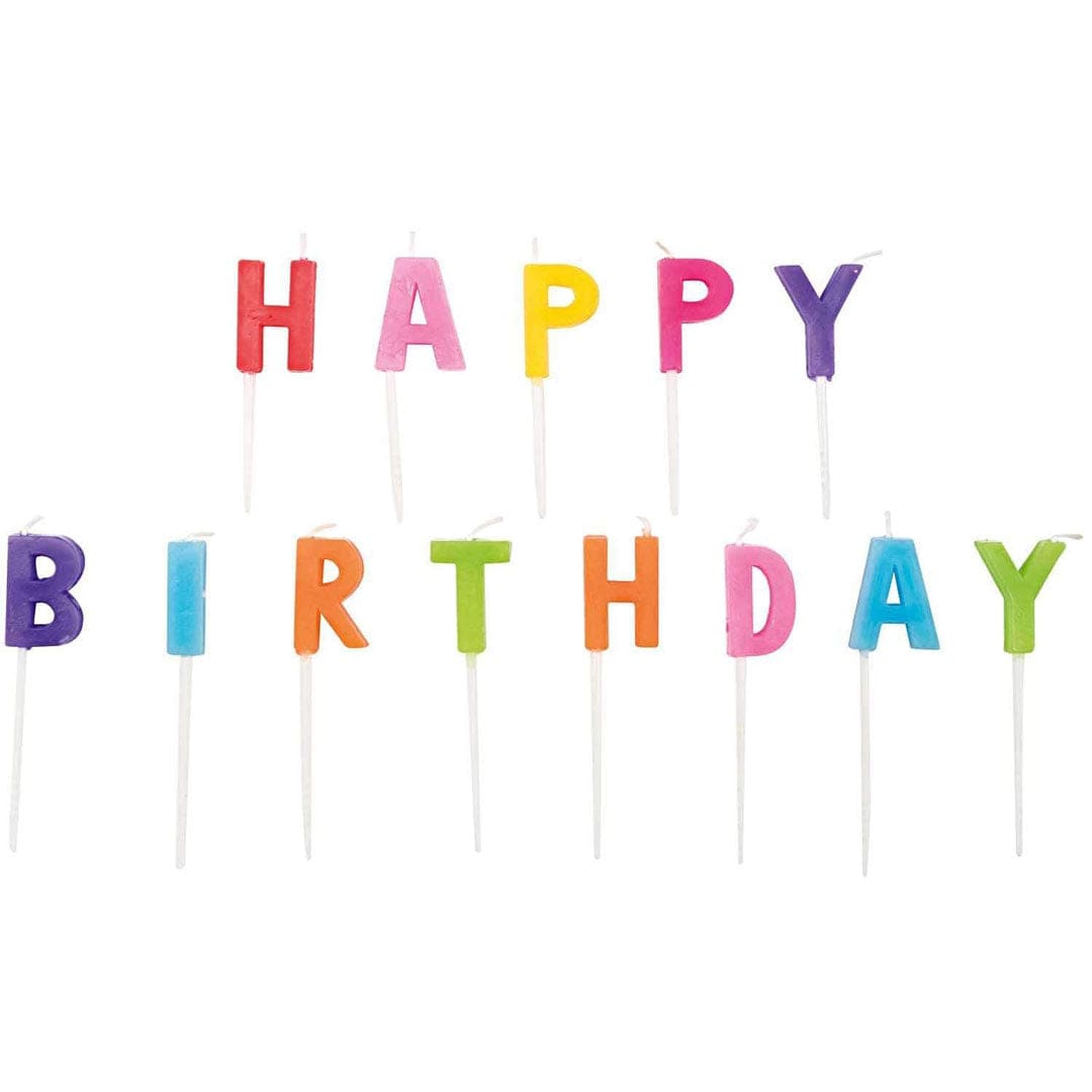 Happy Sprinkles Sprinkles Candles - Happy Birthday