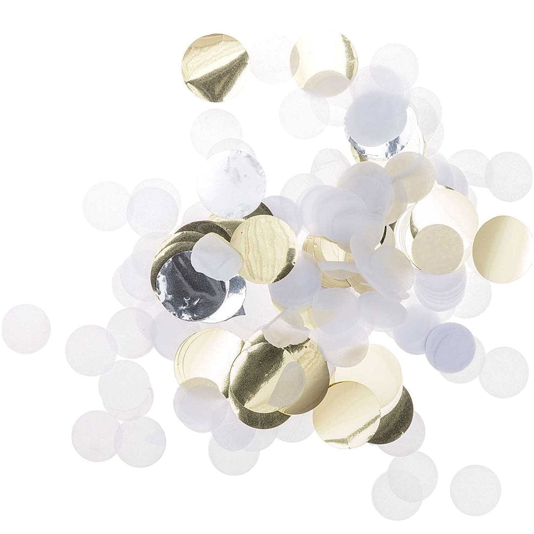 Happy Sprinkles Confetti en paillettes Pluie en blanc