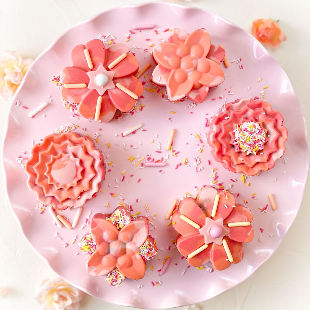 Happy Sprinkles Moule à crumble en silicone Bouquet de fleurs