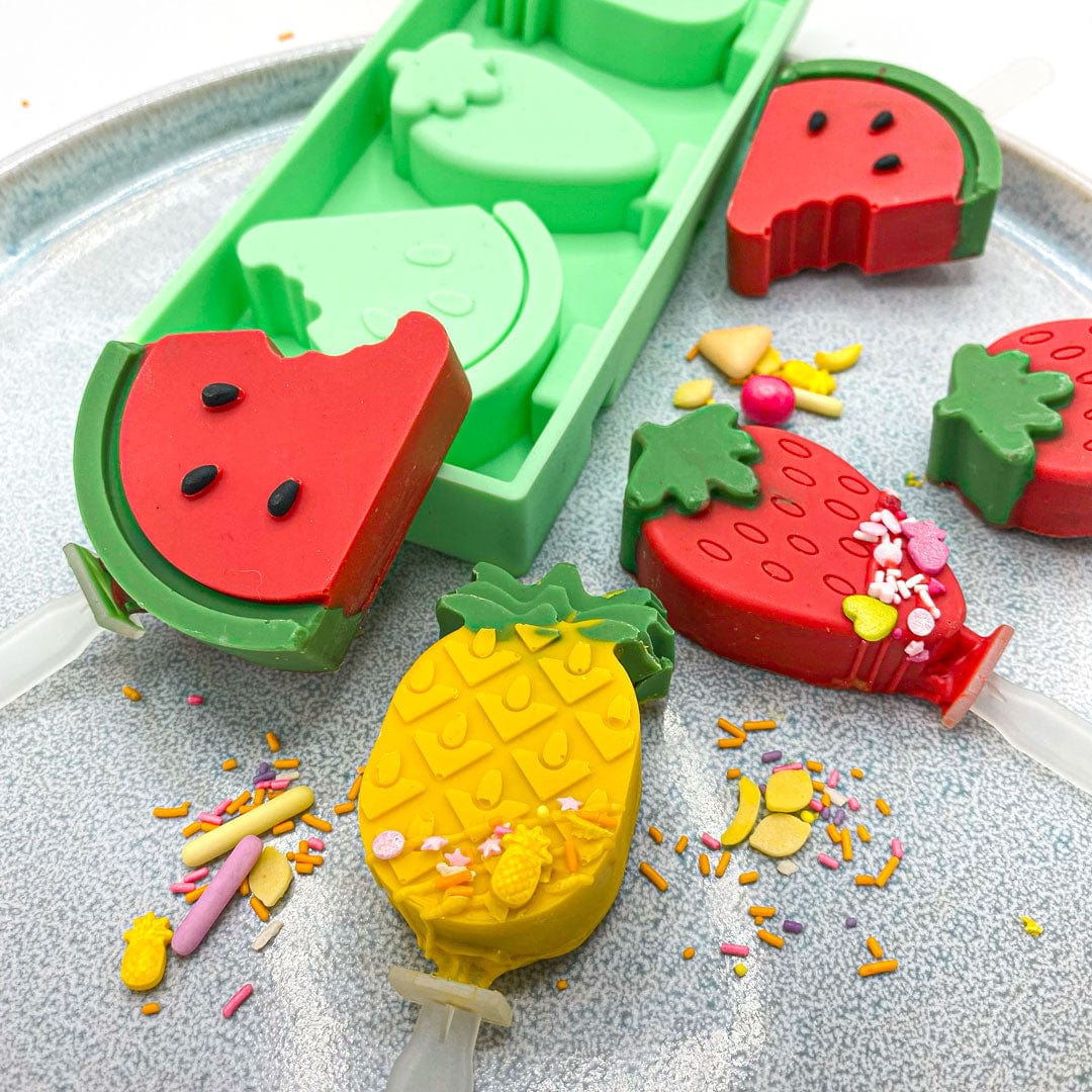 Happy Sprinkles Moule à crumble en silicone Fruit Cakesicle
