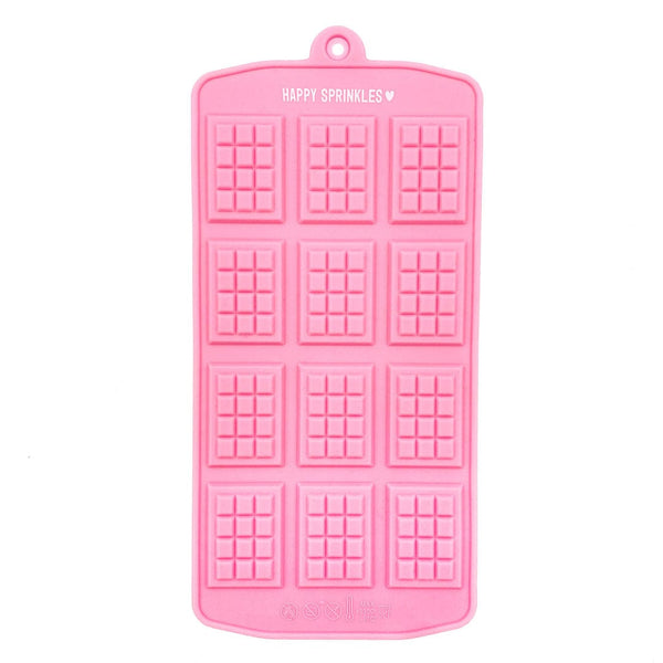 Stampo per Cioccolato in Silicone,Stampo Cioccolato Antiaderente per 6 Tavolette di Cioccolato Fai Da Te,Stampi Cioccolatini Silicone,Senza BPA,Stampo per Cioccolato per Caramelli, Ganache e Praline