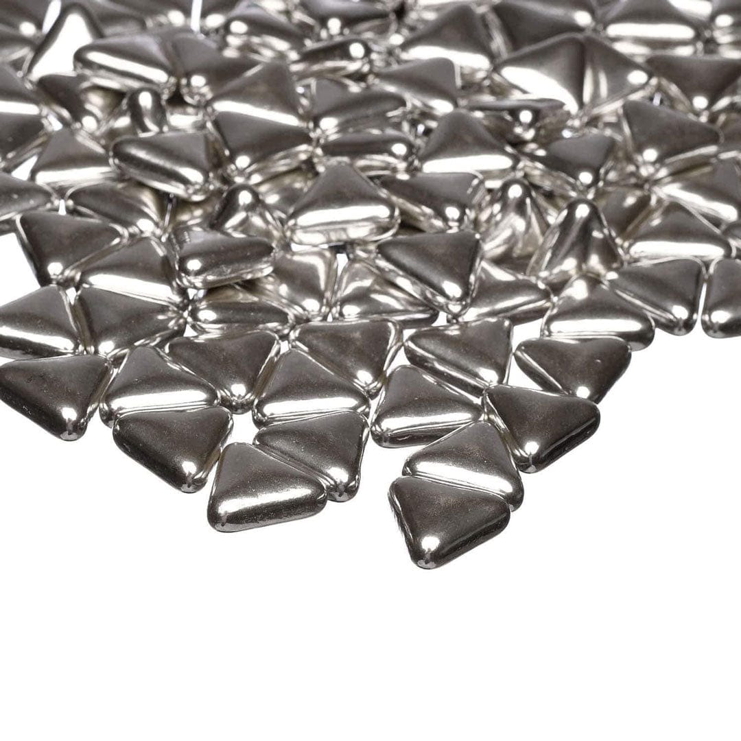 Happy Sprinkles Streusel Beginner (100g) Silver Metallic Triangle