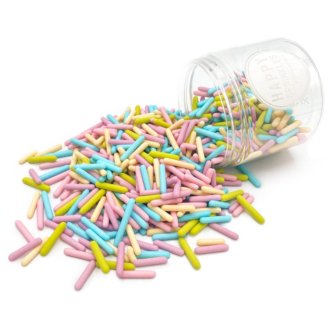 Happy Sprinkles Sprinkles Beginner (90 g) Bastoncini da festa color pastello